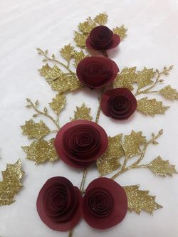 ♥️♥️ decoraciones de flores set completo te cuesta 8♥️♥️