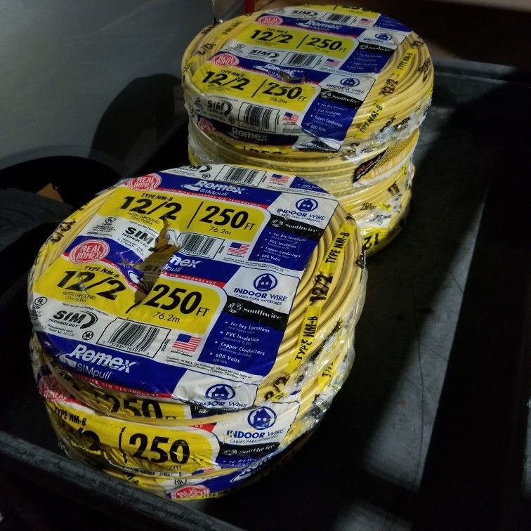 12 2 Romex 250 Ft Price Per Roll 1 For Sale In Phoenix Az Offerup