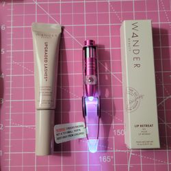 Wander Beauty 2pc Bundle With Lighted Gripped Pink Tweezers