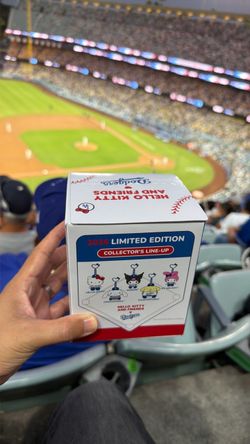 Dodgers X Hello Kitty and Friends sealed box Plush Keychain