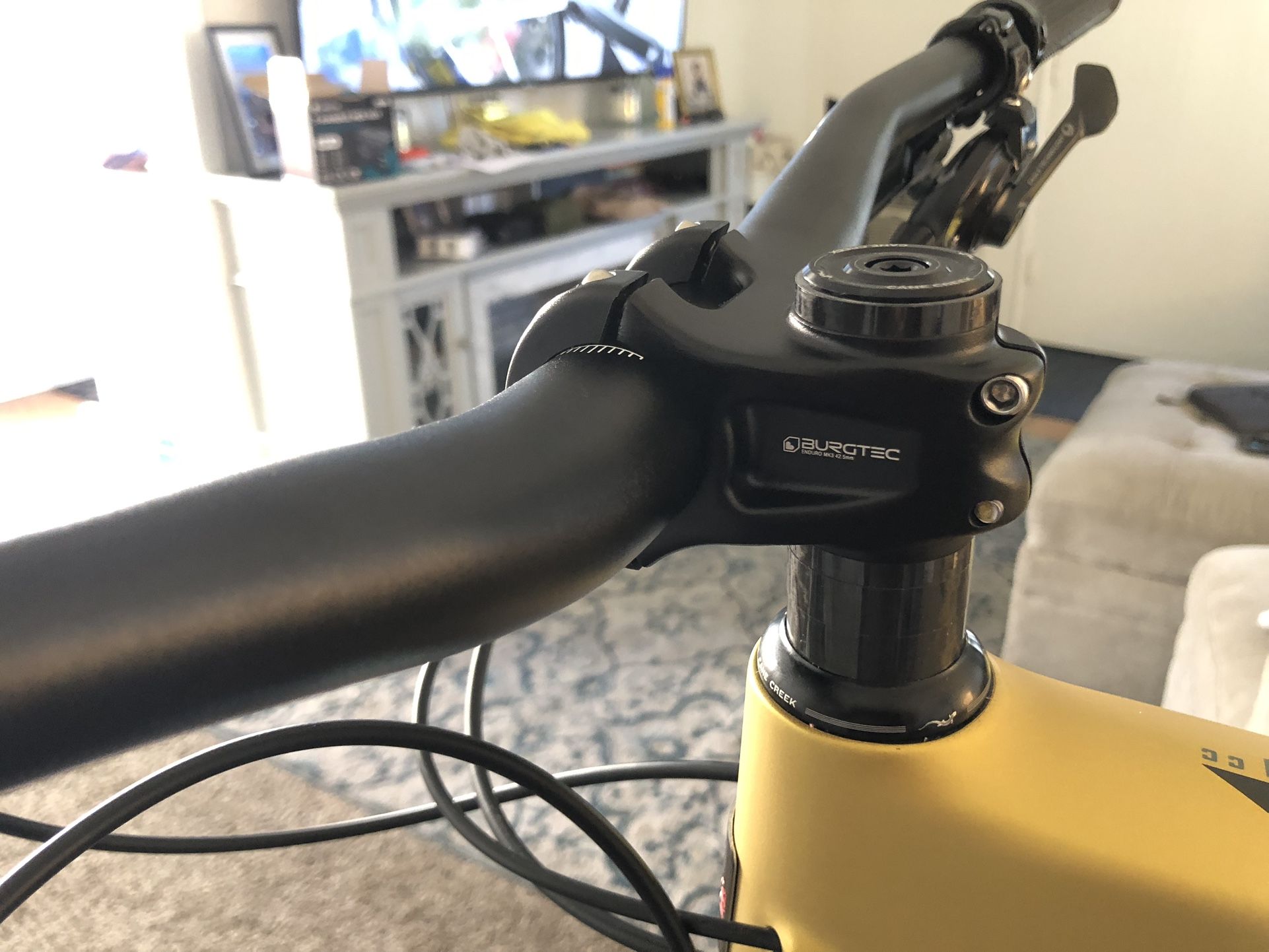 Burgtec Handlebars And Stem New (bike Not For Sale) Read The Description