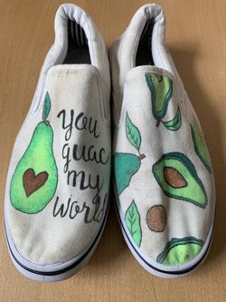 Handmade Avocado Shoes