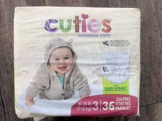 Cuties Size 3 Diapers