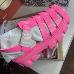 Hot pink Sandals 
