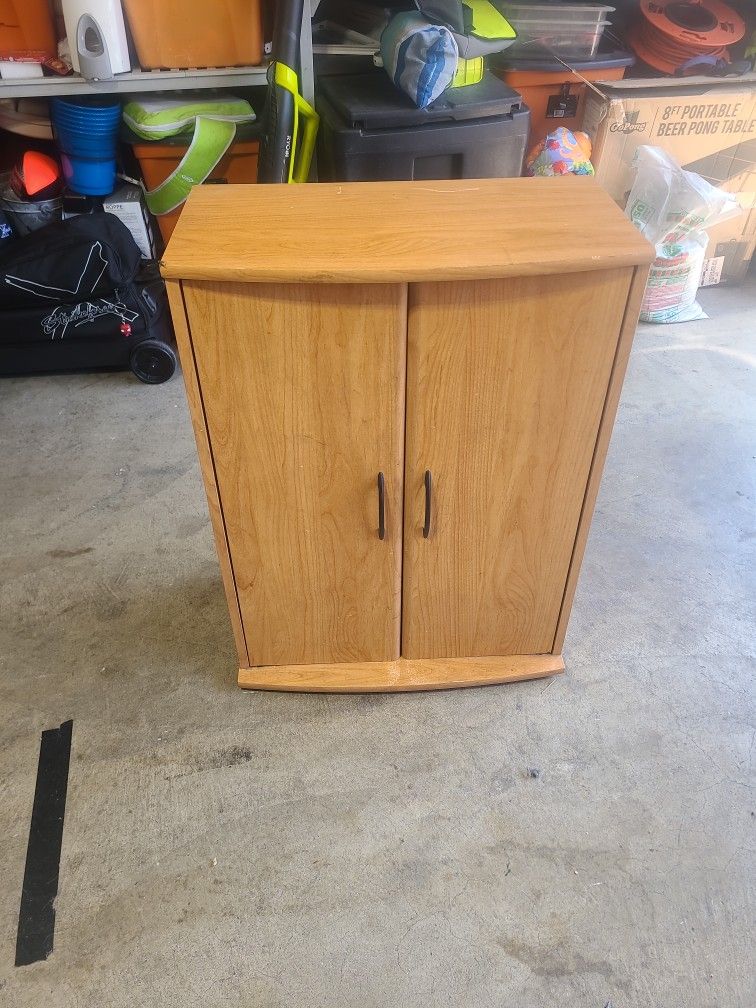 multimedia cabinet with doors