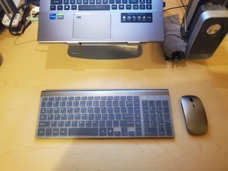 Ultra Slim Mouse & Keboard With Clear Keyboard COVER