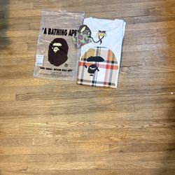 Bape Burberry Tee