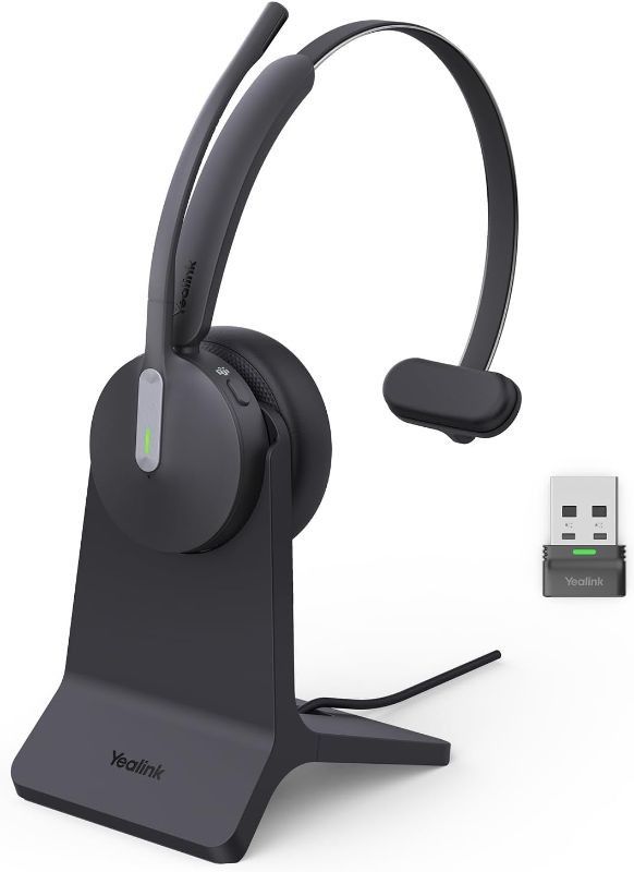 The Yealink BH70 with Stand is a premium wireless Bluetooth headset designed for professional use, offering a combination of comfort, excellent audio 