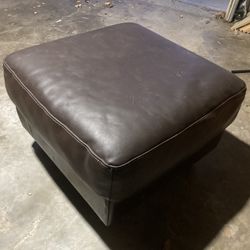 One Price - Two Ottomans - One Leather - One Fabric