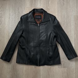 Vintage Black Leather Jacket