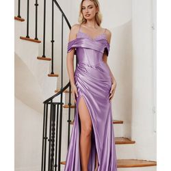 Ladivine lavender prom dress