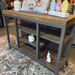Gorgeous Rolling Kitchen Island 