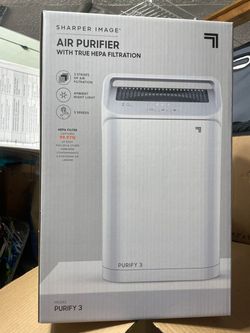 Sharper Image Purify 3 air purifier with HEPA filtration