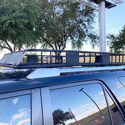 Brand New $145 Roof Rack Cargo Basket Universal 64x39” Car Top Luggage Holder Carrier 150 LBS max