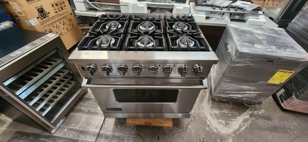 Viking 36” Dual Fuel Stainless Steel Range
