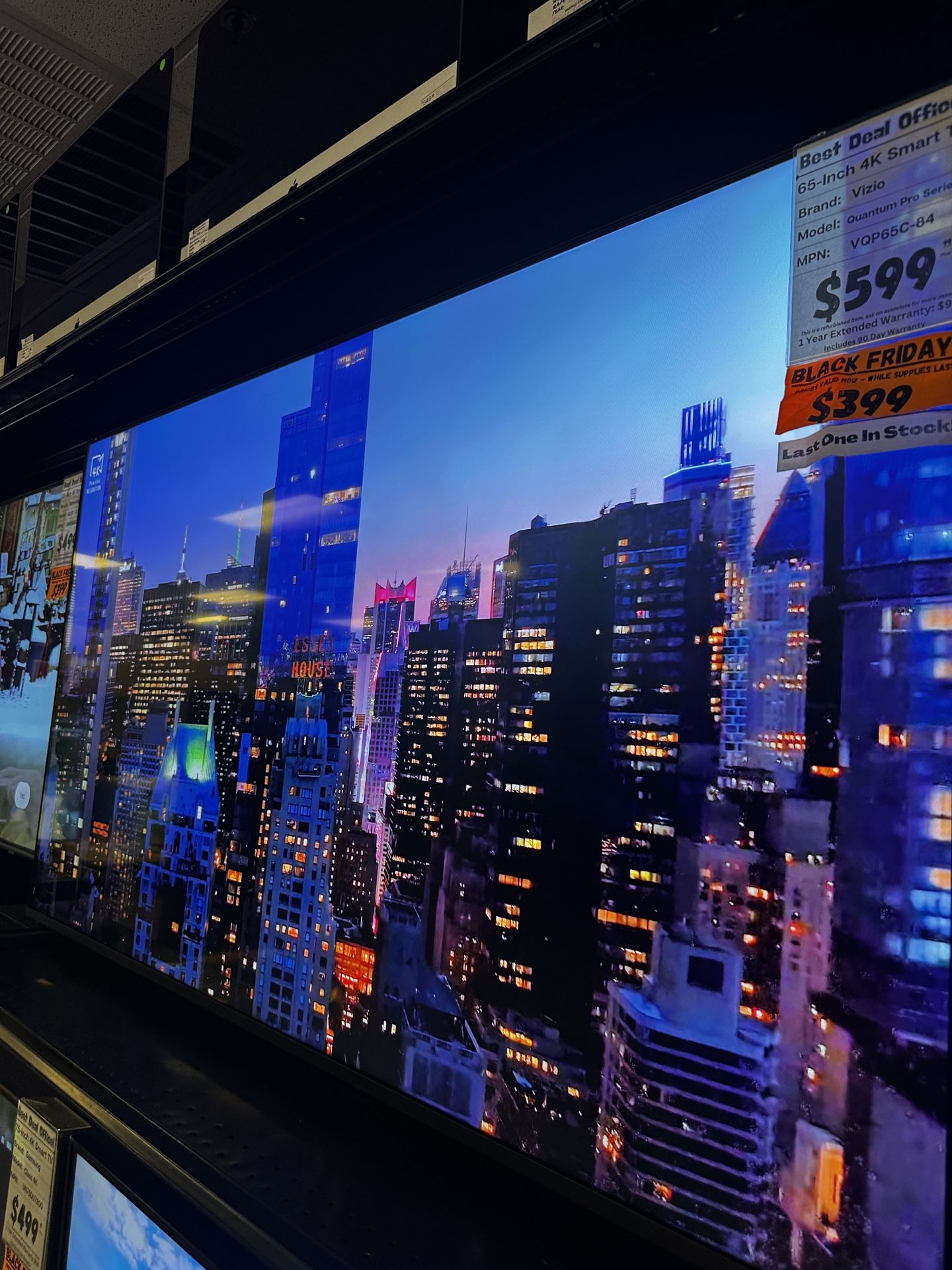 BLACK FRIDAY 75β Vizio 4K Smart TV (Class 4K LED)