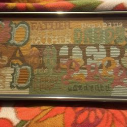 Vintage Embroidery Father Dad 