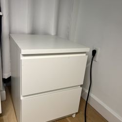 Bedside Table with draws  2-drawer chest, IKEA