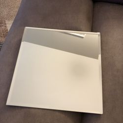 Small Glass Decorative Plate 