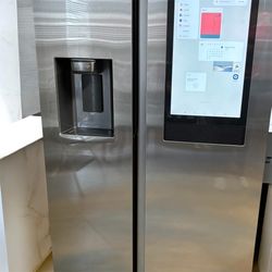Samsung RS27T5561SR 27 cu. ft. Side-by-Side Smart Refrigerator – Stainless Steel