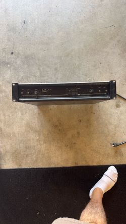 Qsc Mx1500 Power Amp (for Parts Not Working)