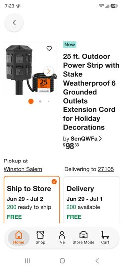 25' outdoor cord