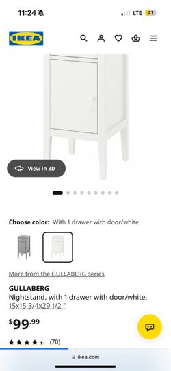 White nightstands