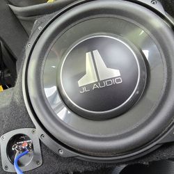 (2) JL Audio 12TW3-D4
12" Shollow Mount Subwoofers  And Grille Covers