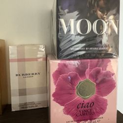 Women Perfumes Vince Camuto, Ariana Grande And Burberry