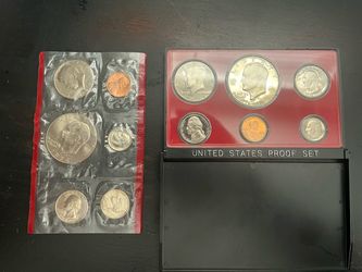 US Mint Coin Sets 1974 Uncirculated & 1976 Proof