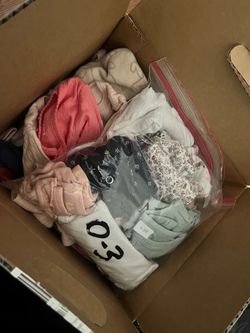 0-3 month baby girl clothing along with other bigger sizes