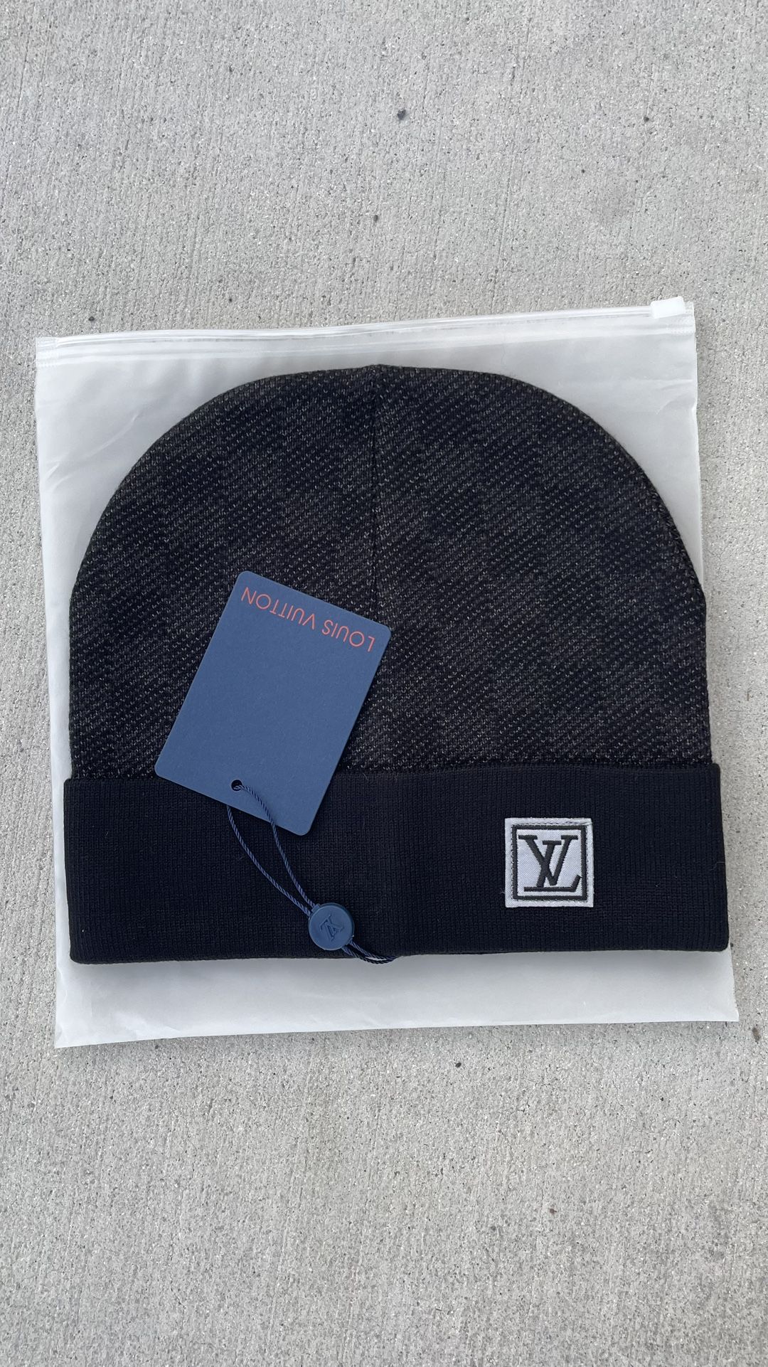 Black Louis Vuitton Beanie