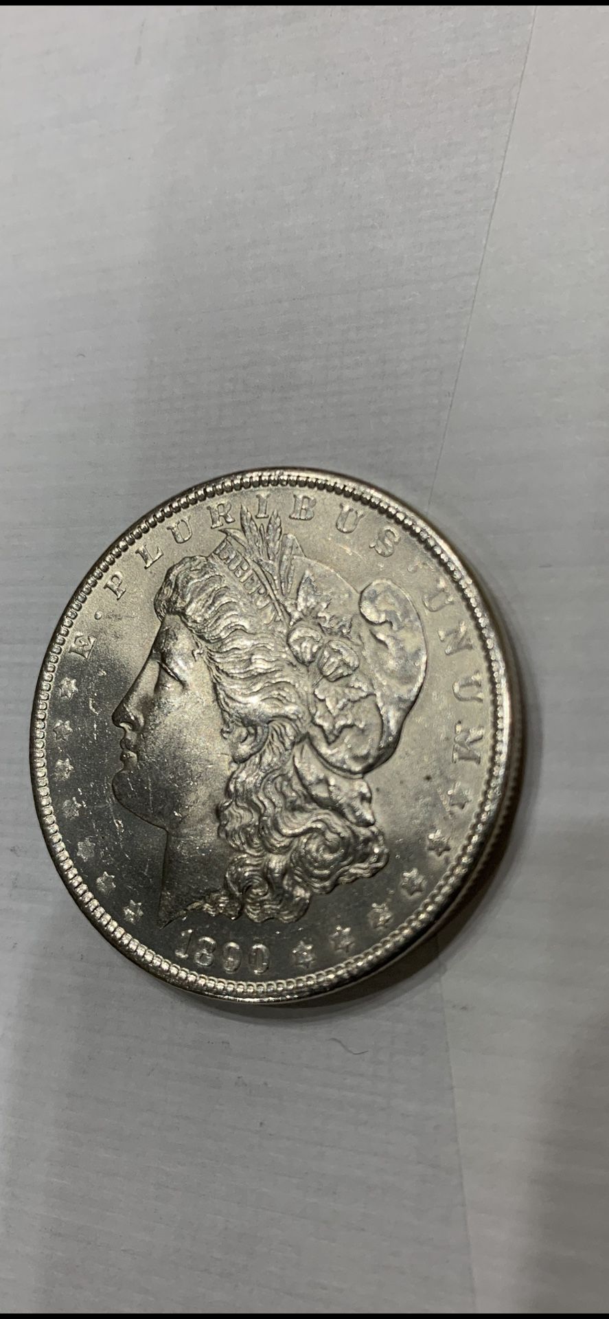 1890 P Morgan Silver Dollar 