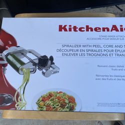 KitchenAid Spiralizer with Peel, Core and Slice  Appliance Attachment Like New MAKE AN OFFER!