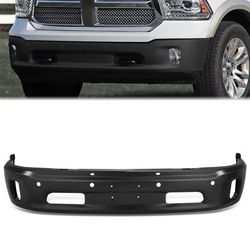 LA Zona Auto Parts 2014 to 2023 Dodge Ram Classic Front Bumper Black Defensa Delantera with Fog lamps