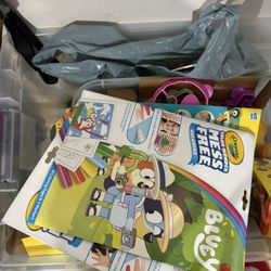 Bucket Of Art Supplies