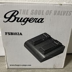 Bugera Amp 2 Button Foot Switch FSB102A New In Open Box And Channel Reverb Black