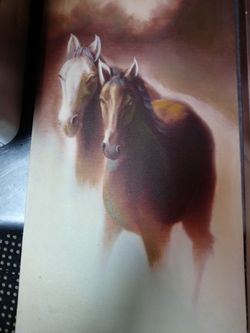 3 Pcs Horse painting