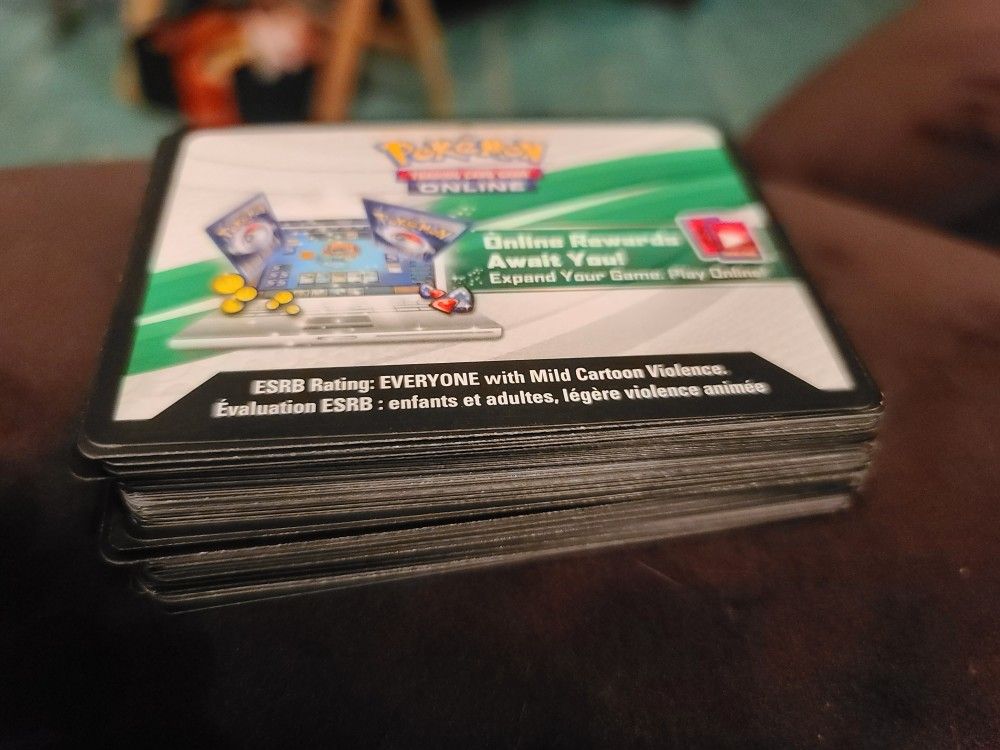 65 pokemon online code cards