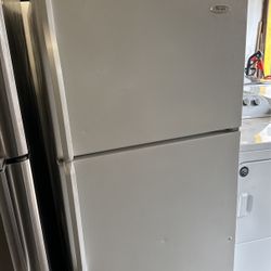 White Whirlpool Refrigerator