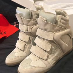 Isabel Marant Brekett Sneakers White Size 38 EU