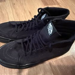 Black High-Top Vans