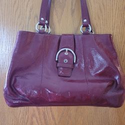 Red Coach Purse, Great Condition 