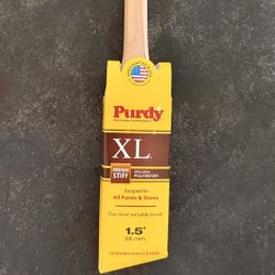 Purdy XL Medium Stiff Dale Paint Brush 1.5” NEW