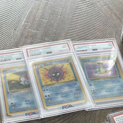 Vintage PSA Pokemon Cards