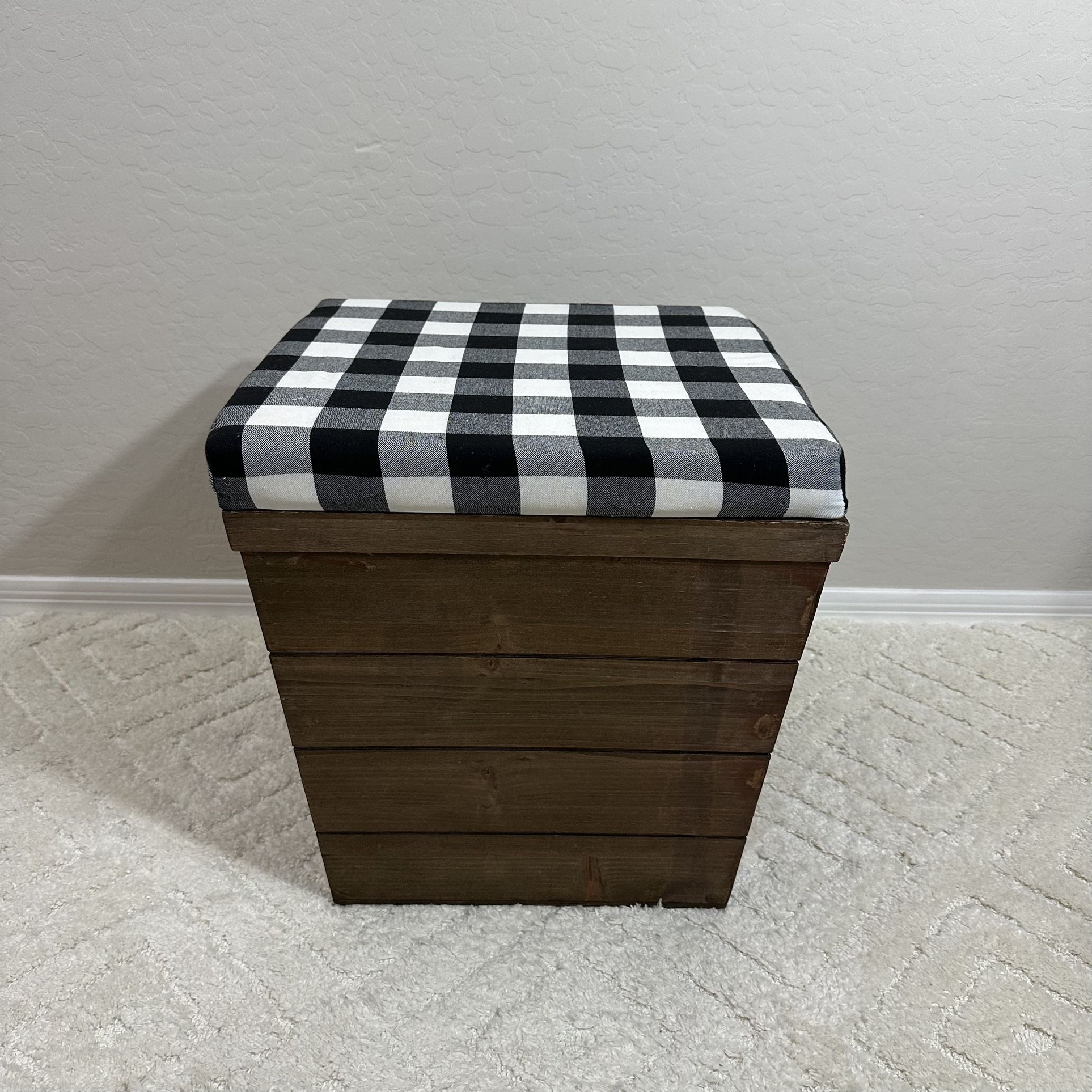 Ottoman Rustic Farmhouse Storage 