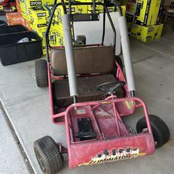 Go-kart with 212 CC Predator Motor