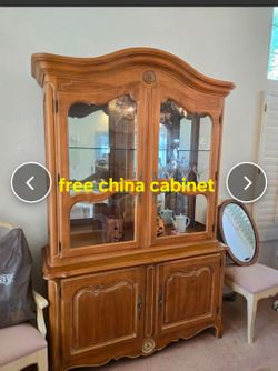 Free china cabinet