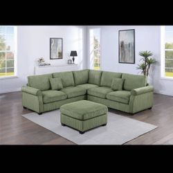 Sectional Sofa New In Box 800.00