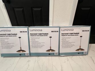 3 Oversized pendant lights - new in box